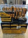 Olympia Tools 124 Piece Chrome-vanadium Screwdriver Set, Slotted & Philips More. Fixed Price $35.00.