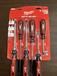 Milwaukee MT200-6 Cushion Grip Screwdriver Set 6-PIECE, Made In Usa. Fixed Price $45.00.