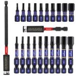 Geinxurn 22 Pieces Multi Hex Head Impact Tough Magnetic 1"/2"-METRIC&SAE. Fixed Price $15.86.