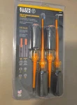 Klein Tools 33734INS 4PC Slim Tip Insulated Screwdriver Set 1000V Usa. Fixed Price $44.27.