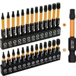 26PCS Impact Torx Set T7-T40 Driver Star Bits Security Tamper Proof 1/4" Shank. Fixed Price $14.26.