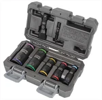 Klein Tools 66070 Flip Impact Socket Set, Color Coded, 7-PIECE. Fixed Price $45.99.