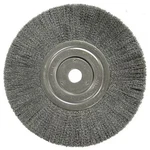 Weiler 01148 Narrow Face Crimped Wire Wheel .008" Steel Fill 3/4" Arbor Hole. Fixed Price $53.69.