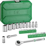 Sk 1/4" Drive Socket Set With 216-P Quick-release Ratchet, One Size. Fixed Price $64.99.