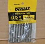 DW2022B8 Dewalt Phillips Power Bits 2". Fixed Price $18.99.