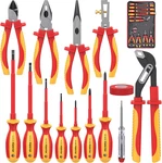14PC 1000V Insulated Electrician Set,vde Certified Electrical Kit Wit. Fixed Price $107.99.