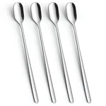 Ayfdishs Long Handle Ice Tea Spoons, Spoon, Silver. Fixed Price $9.01.