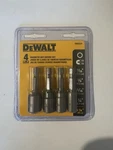 Dewalt 4-PIECE Magnetic Nut Driver Bit Set, DW2229 1/4, 5/16, 3/8, 7/16 Sizes. Fixed Price $9.99.