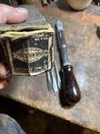 Vintage Nos Greenlee 448 Spiral Ratchet Screw Driver With 3 Bits & Box. Fixed Price $84.00.