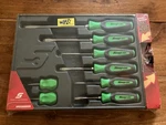 Snap-on Tools Pc Combination Screwdriver Set Flat & Phillips New SHDX80GKER. Fixed Price $149.99.