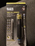 New Factory Sealed Klein Tools Pocket 13-IN-1 Screwdriver 32611P. Fixed Price $17.00.