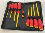 Westward Insulated Screwdriver Combo Set Of 9 W/ Black Case Phillips & Flathead. Fixed Price $59.95.