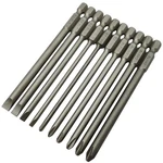 Ydlqwcz Long Slotted Head And Cross Phillips Screwdriver Bit Sets One Size. Fixed Price $18.28.