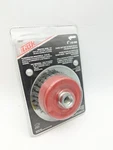 Task T25686 Knotted Cup Wire Brush, 4 In Trim Size, Steel. Fixed Price $29.99.