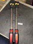 (2) Sears Craftsman Professional Usa 3/8 X 12 Screwdriver 47166 Red Black. Fixed Price $64.95.