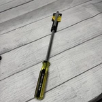 Stanley 100 Plus Screwdriver 12" X 3/8" Carbon Steel Tip 66-172-A Flat Straight. Fixed Price $10.99.