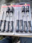 Pittsburgh #47770 Screwdriver Set 3 Straight Phillips Magnetic Tips Lot Of 2. Fixed Price $16.96.