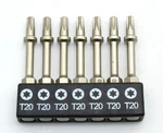 Tmax 7 Pc 2"(50MM) T20 Screwdriver Bit Set S2 Steel High Torque With 1/4" Shank. Fixed Price $13.97.