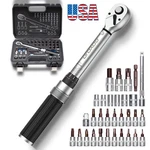 Goyojo 32-PCS Torque Wrench, 2-24 N.m 1/4" T10-T40, M5-M8, H2-H8, PH1-PH3 Bits. Fixed Price $39.99.