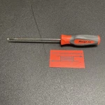 Snap-on Tools Orange Hard Handle 3/16" Flat Cabinet Tip Screwdriver SHD146. Fixed Price $28.00.