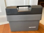 Vintage Craftsman Blk/gray Portable Box With Trays + Tools!. Fixed Price $94.82.