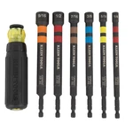 Klein Tools 32950 Ratcheting Impact Rated Hollow Nut Driver Set, 6 Sae. Fixed Price $39.00.