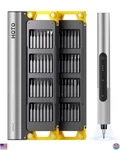 Mini Electric Screwdriver 3.7V With 56 Bits, Torque Settings, Led Light. Fixed Price $119.98.