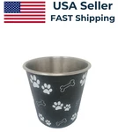Loving Pets Bella Dog Bowl Canister/treat Container Espresso Black. Fixed Price $14.49.