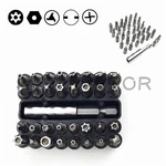Security Bit 33PCS Set Tamper Proof Torx Spanner Screwdriver Star Hex Holder Rod. Fixed Price $12.95.