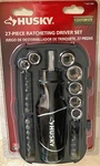 Husky 27- Piece Ratcheting Driver Set New 625 584. Fixed Price $17.50.