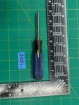Vtg 6.75" Husky No. 678-076 Phillips Screwdriver With Black & Blue Handle, Usa. Fixed Price $8.99.