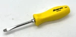 New Snap Tools Classic Yellow Hard Flat Blade Screwdriver Slotted 7" Long. Fixed Price $90.00.