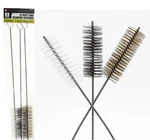 Sona 3PC 16" Long Tube Brush Set Copper/stainless/nylon 1-1/2" Diameter TC1637-3. Fixed Price $15.99.