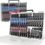 41-PIECE Premium 1/4" Magnetic Impact Nut Driver Set Black, Red, Blue. Fixed Price $91.99.