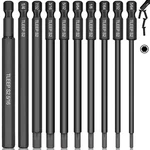 Long 100MM 1/4 Inch Hex Head Allen Wrench Drill Bits, 5/16 To 5/64 Sae. Fixed Price $15.26.