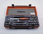 Beta Tools 3/8" Sq Drive 21 Piece Metric 6-POINT Hex Socket & Accessory Set #910. Fixed Price $125.00.