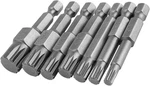 7PC Triple Square Spline Bit Set 50MM 12-POINT M4 Hex Shank. Fixed Price $15.10.
