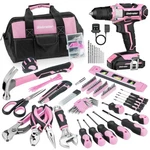 Bielmeier 20V 236PCS Cordless Pink Drill Set For Women, Lady Essential H. Fixed Price $103.50.