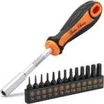 Bates- Tamper Proof Torx Bit Set, 14 Pcs, T4-T40 With 1/4". Fixed Price $9.97.