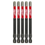Milwaukee 48-32-4566 Shockwave Impact Duty 3-1/2" Power Bits, #3 Phillips (5 Pk). Fixed Price $19.18.