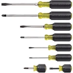 Klein Tools 85078 Screwdriver Set, Multi-application, 8-PIECE. Fixed Price $77.11.