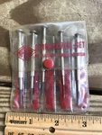 Machinst Brass Screwdriver Set Nickel Played Small Hi-test. Fixed Price $19.99.