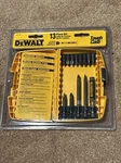 Dewalt DW2160 Bit Tip Assortment With Driver Set, 13-PIECE Fast Shippin. Fixed Price $9.99.