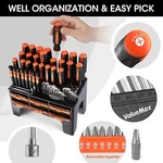 Valuemax 126-PC Magnetic Screwdriver Set With Plastic Racking Organizer Diy Tool. Fixed Price $49.99.