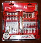 Milwaukee 48-32-4024 Shockwave Impact Screw Driver Drill Bit Set (50-PIECE),NEW. Fixed Price $34.50.