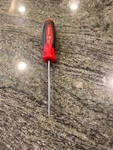 Snap On SGD304B Flat Tip Soft Grip Mini Screwdriver Red. Fixed Price $29.95.