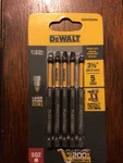 New Factory Sealed Dewalt DWAF3SQ2IR5 Power Bits 1/2. Fixed Price $8.00.