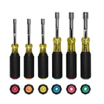 Klein Tools Metric Color Coded Hollow Shaft Heavy Duty Nut Driver Set 6 Pieces. Fixed Price $44.98.