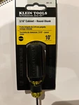 Klein Tools 601-10 3/16-INCH Cabinet 10-INCH Round Shank Tip Screwdriver. Fixed Price $11.50.