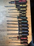 Task Force Screwdriver 14 Pcs Set Lot - Flat, Phillips,torx, Ratcheting Magnetic. Fixed Price $21.60.